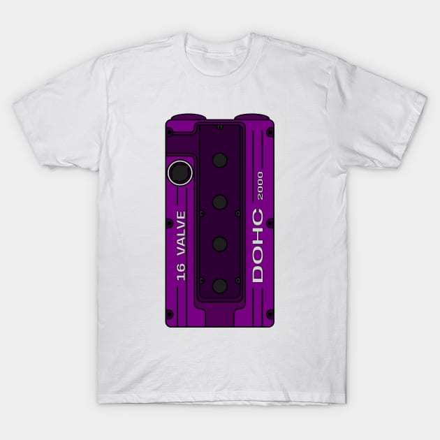 Purple 4G63 T-Shirt by turboosted